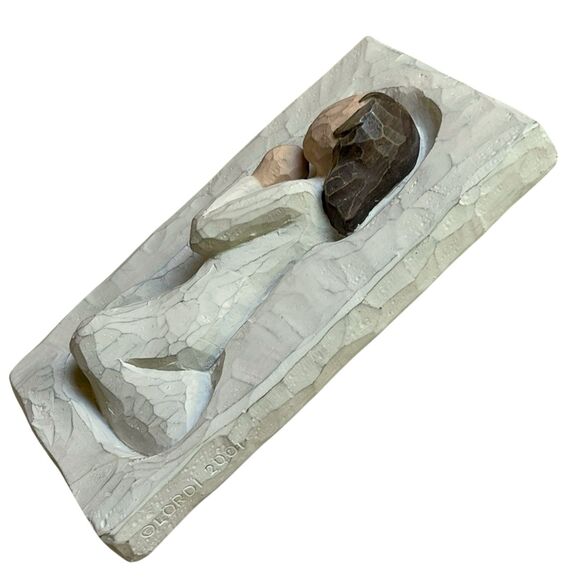 Vintage Willow Tree “PRAYER” Resin Wall Plaque 5" - Picture 5 of 7